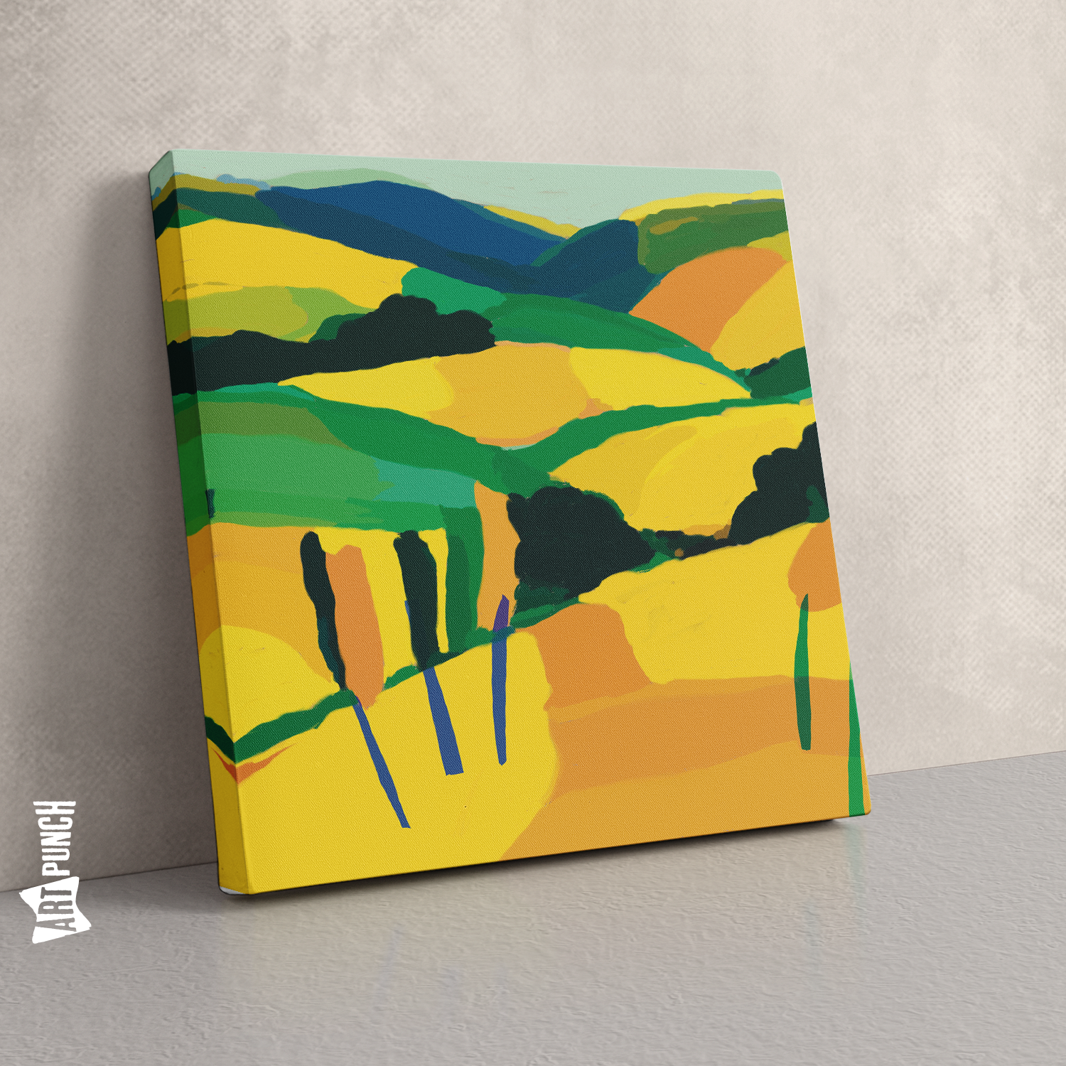 Yellow Golden Hills