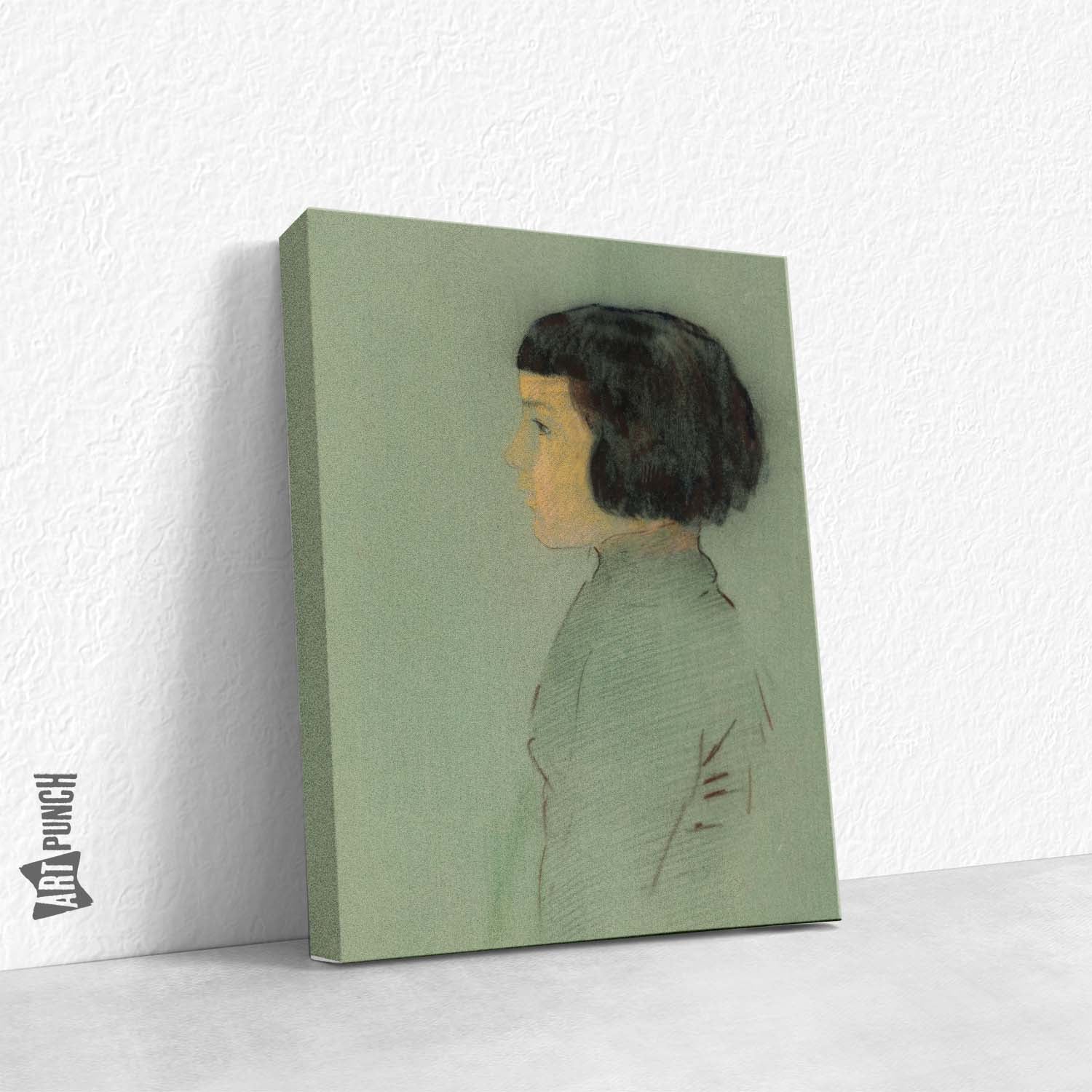 Young Woman In Profile