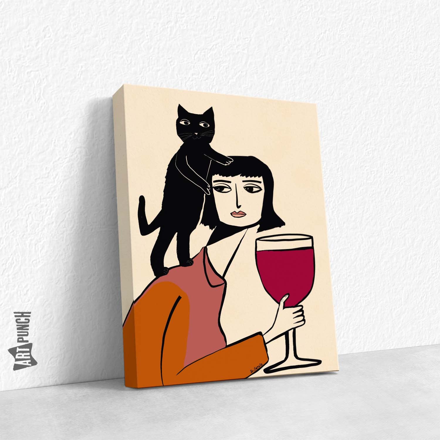 Wine and Cat Lover