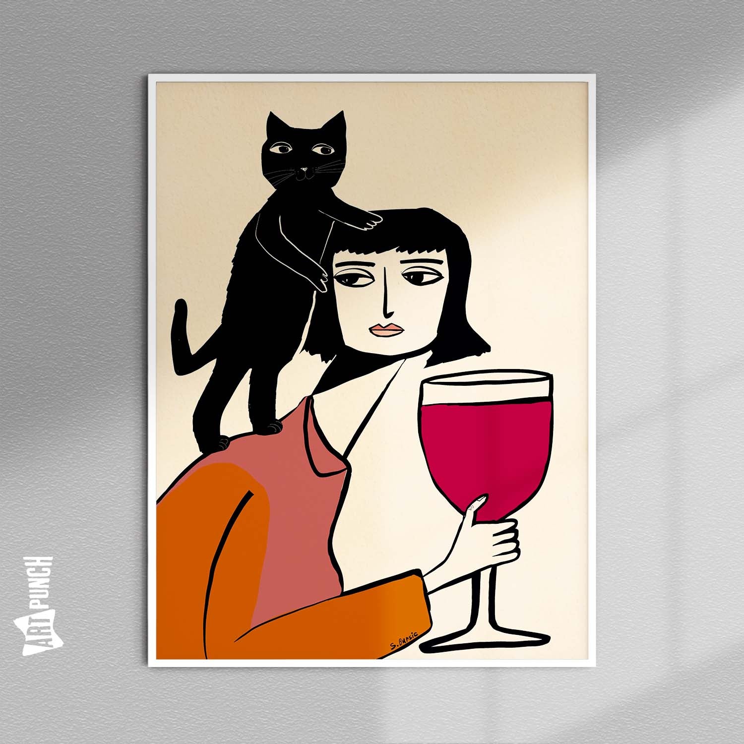 Wine and Cat Lover