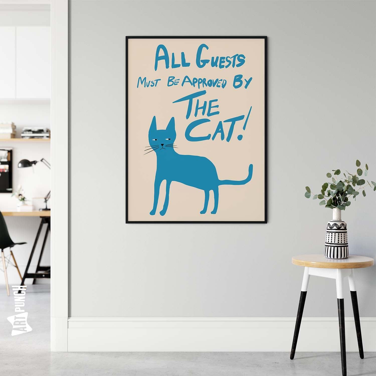 All guests must be approved by the cat!