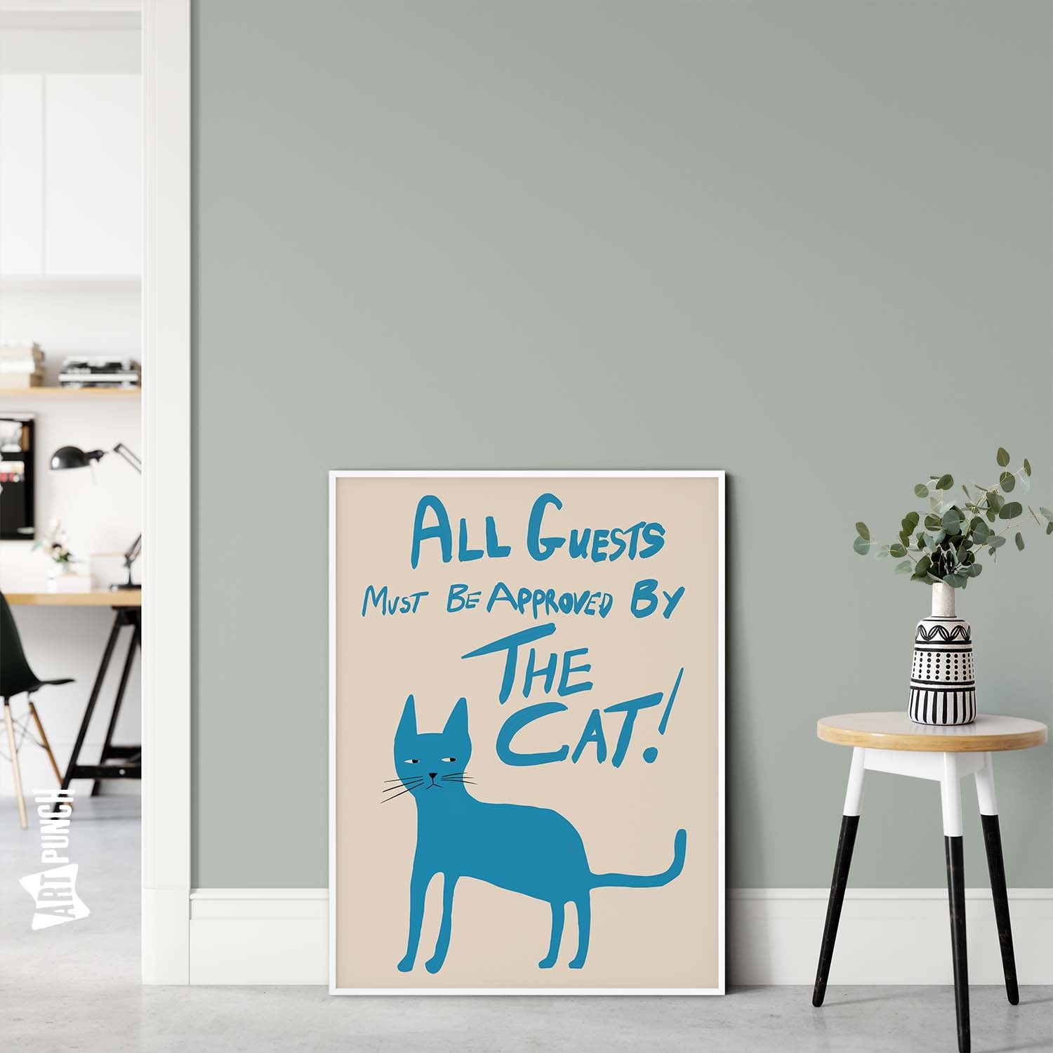 All guests must be approved by the cat!