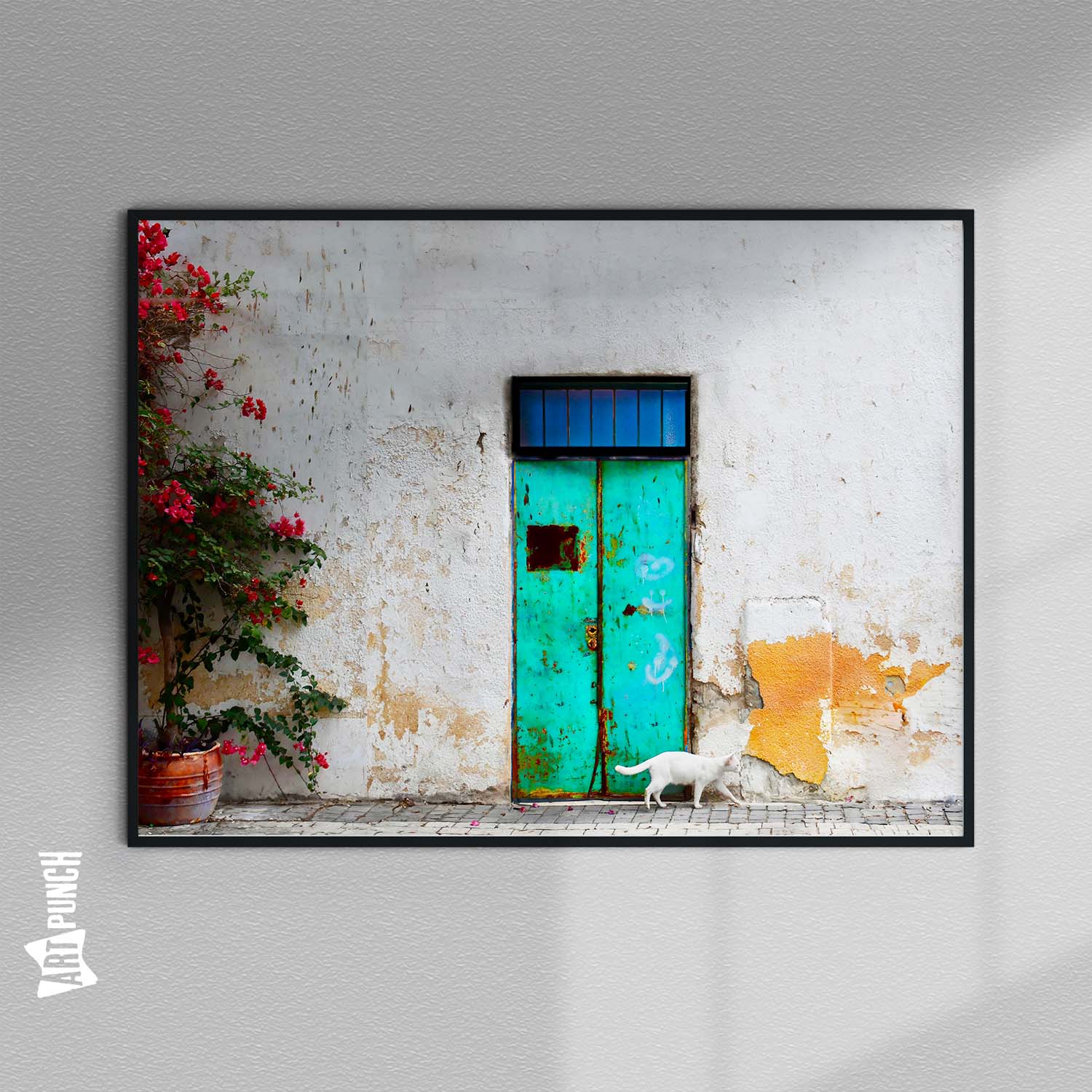 Green Door in Old Jaffa