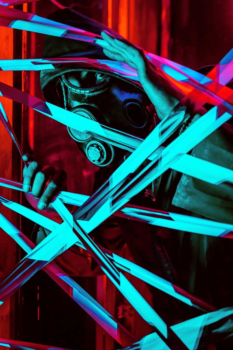 Behind the Neon Veil