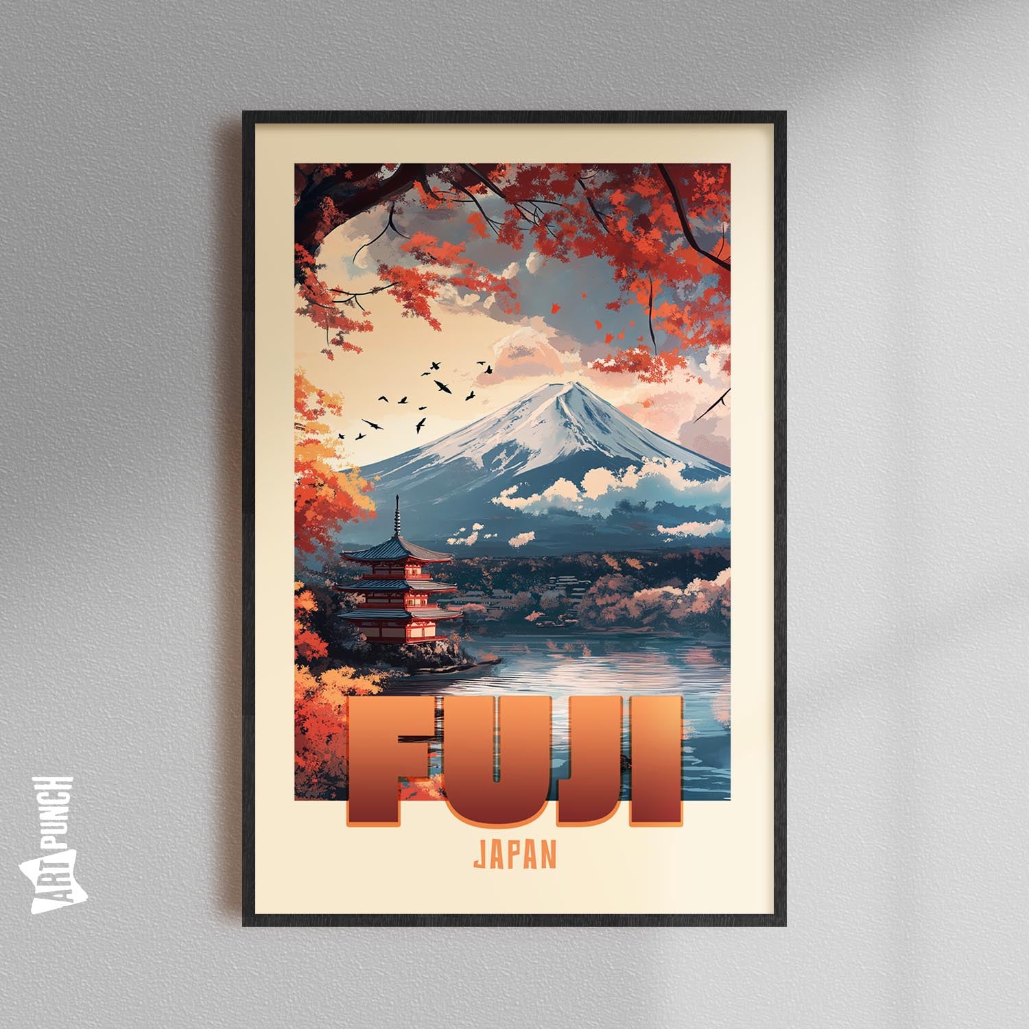 Travel Poster Fuji