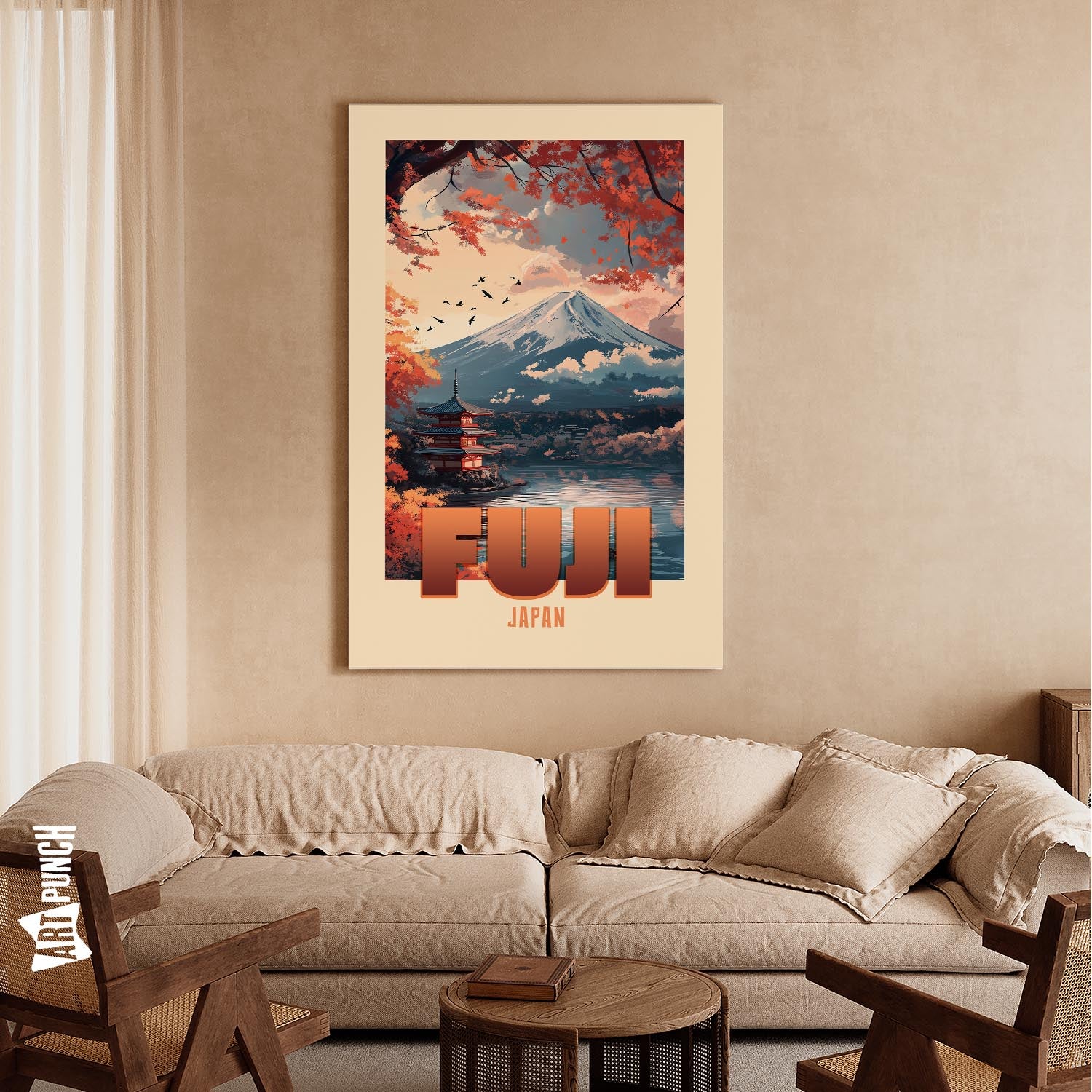 Travel Poster Fuji