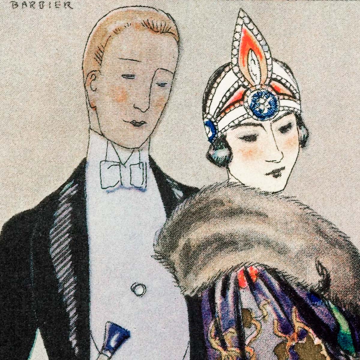 Le Départ pour le Casino, Manteau du Soir, de Worth (1923)
